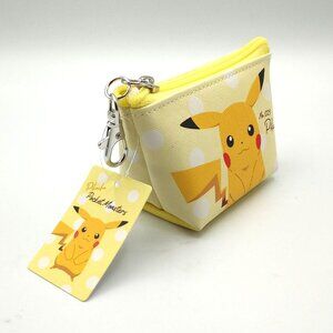 Pikachu Pokemon Triangle Mini Pouch From Japan